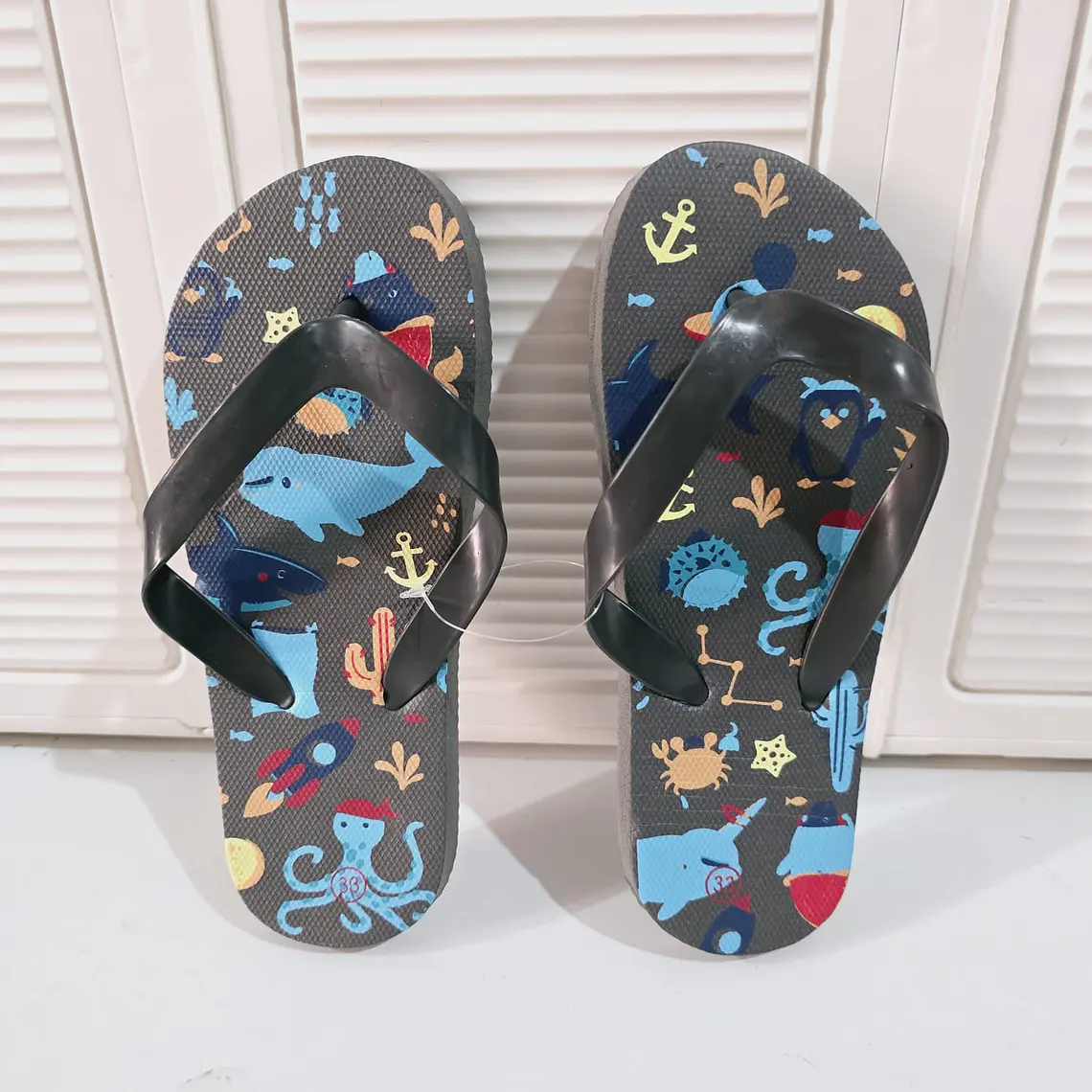 SANDALIAS PARA NIÑOS DISEÑO PULPOS MOD# G-1653🦑🐟 3