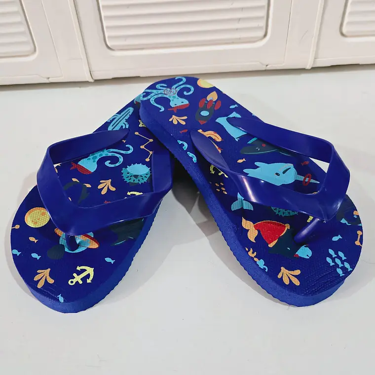 SANDALIAS PARA NIÑOS DISEÑO PULPOS MOD# G-1653🦑🐟 5