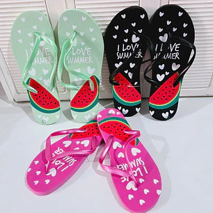 SANDALIAS PARA MUJER DISEÑO SANDIA MOD# PT-07🍉