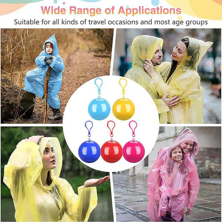 IMPERMEABLE (BOLITA) COLORES LISOS MOD#702 4