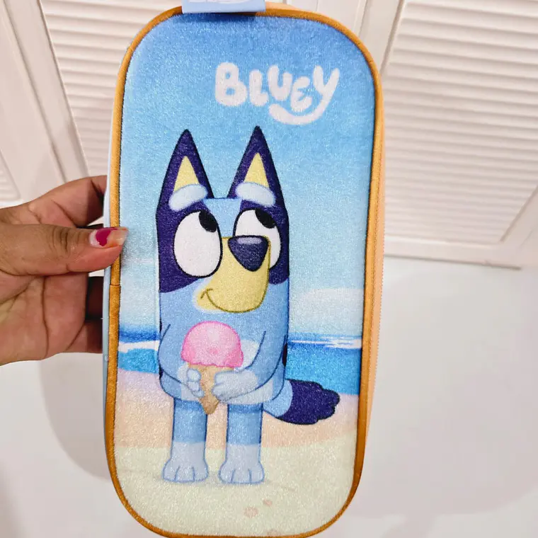 COMBO DE 3PZ MOCHILA ORIGINAL DISEÑO BLUEY 🩵 5