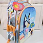 COMBO DE 3PZ MOCHILA ORIGINAL DISEÑO BLUEY 🩵 - Miniatura 4