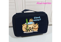 LAPICERA 4 CIERRES DISEÑO CAPYBARA MOD# YH205🐻 REINGRESO