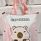 BOLSA BICOLOR DISEÑO CABEZA CAPYBARA PELUCHE MOD# 0799-SF - Miniatura 2