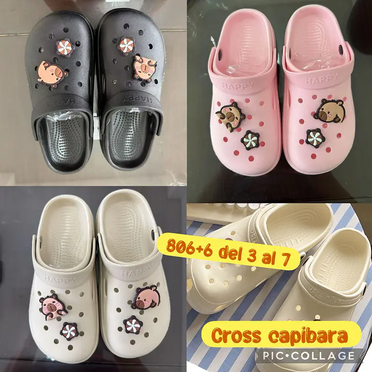 CROCS JUVENILES CAPIBARA MODELO #806 1