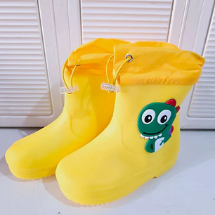 BOTAS PARA LA LLUVIA DISEÑO DINO MOD #103 (con ajustador)