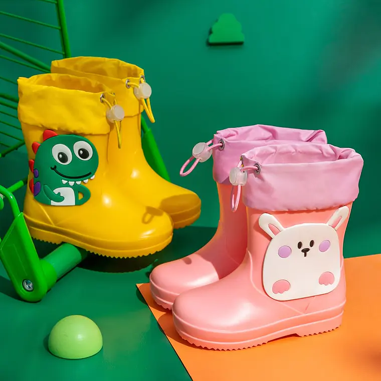 BOTAS PARA LA LLUVIA DISEÑO DINO MOD #103 (con ajustador) 4