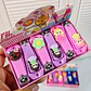 CAJITA CON 12 CORTAUÑAS KAWAII 3D CON CUBIERTA DE PLÁSTICO🥰 - Miniatura 4