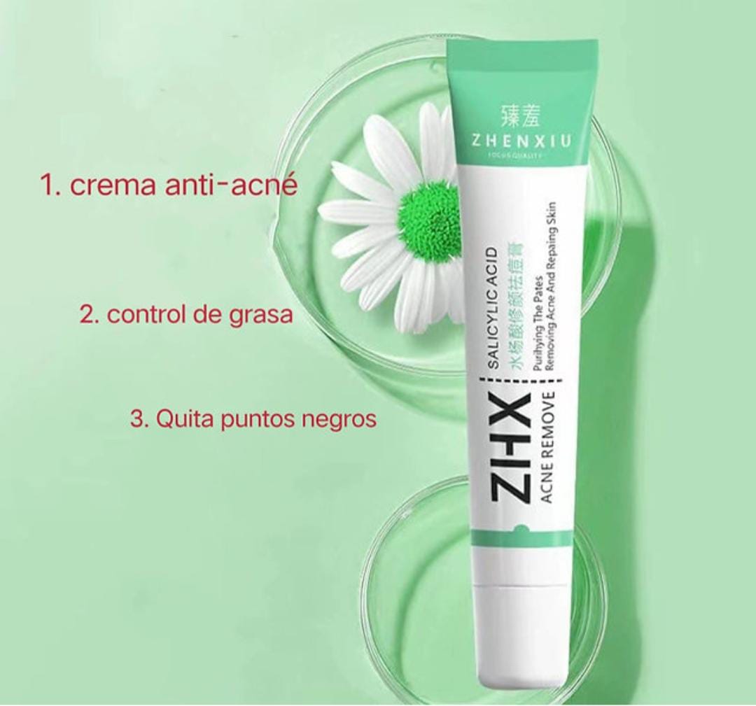 DUO DE GEL Y CREMA ANTI ACNÉ CAJITA VERDE Y ROJA