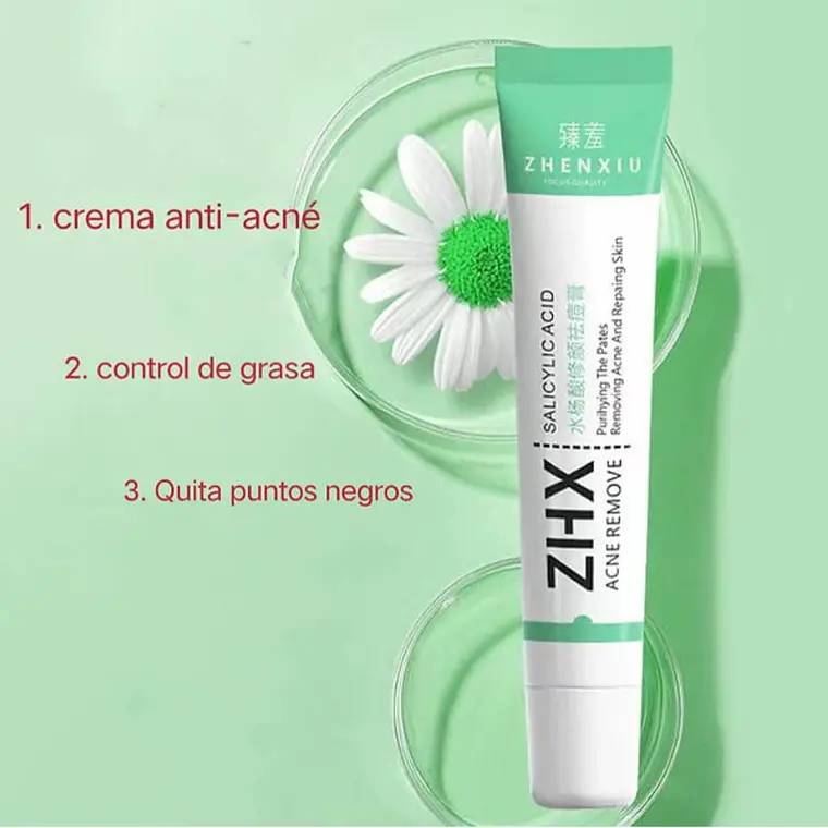 DUO DE GEL Y CREMA ANTI ACNÉ CAJITA VERDE Y ROJA 3