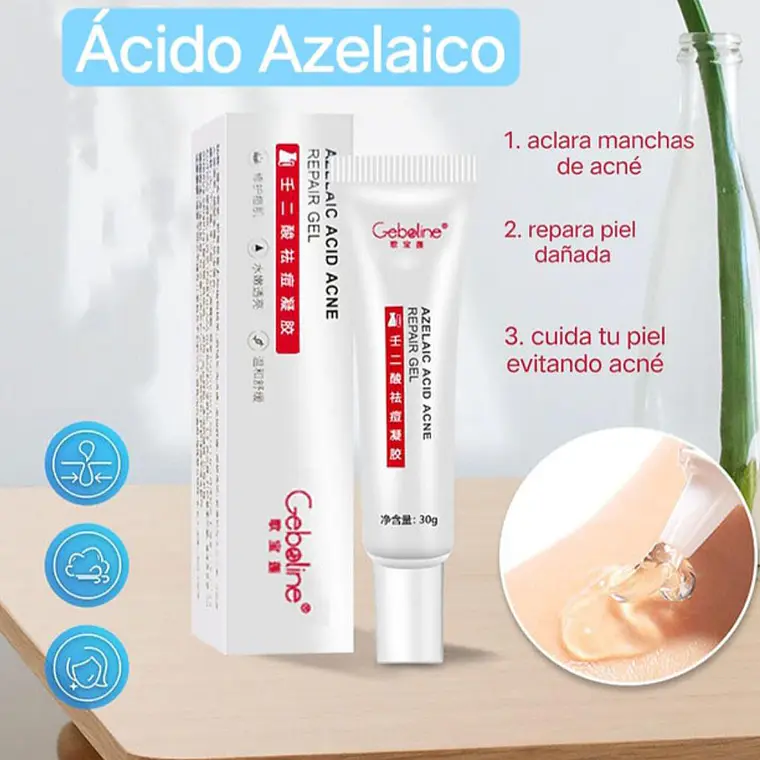 DUO DE GEL Y CREMA ANTI ACNÉ CAJITA VERDE Y ROJA 6