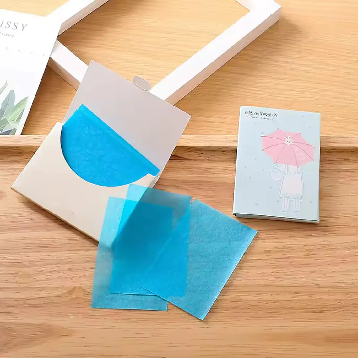 SOBRECITO DE  PAPEL ABSORBENTE PARA EL CUIDADO DE LA PIEL MOD# CYZ-01 3