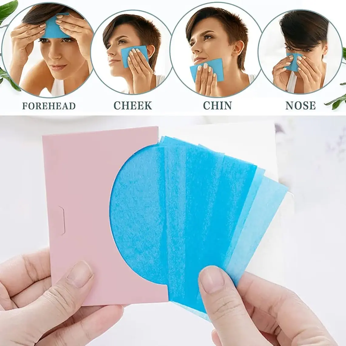 SOBRECITO DE  PAPEL ABSORBENTE PARA EL CUIDADO DE LA PIEL MOD# CYZ-01 1