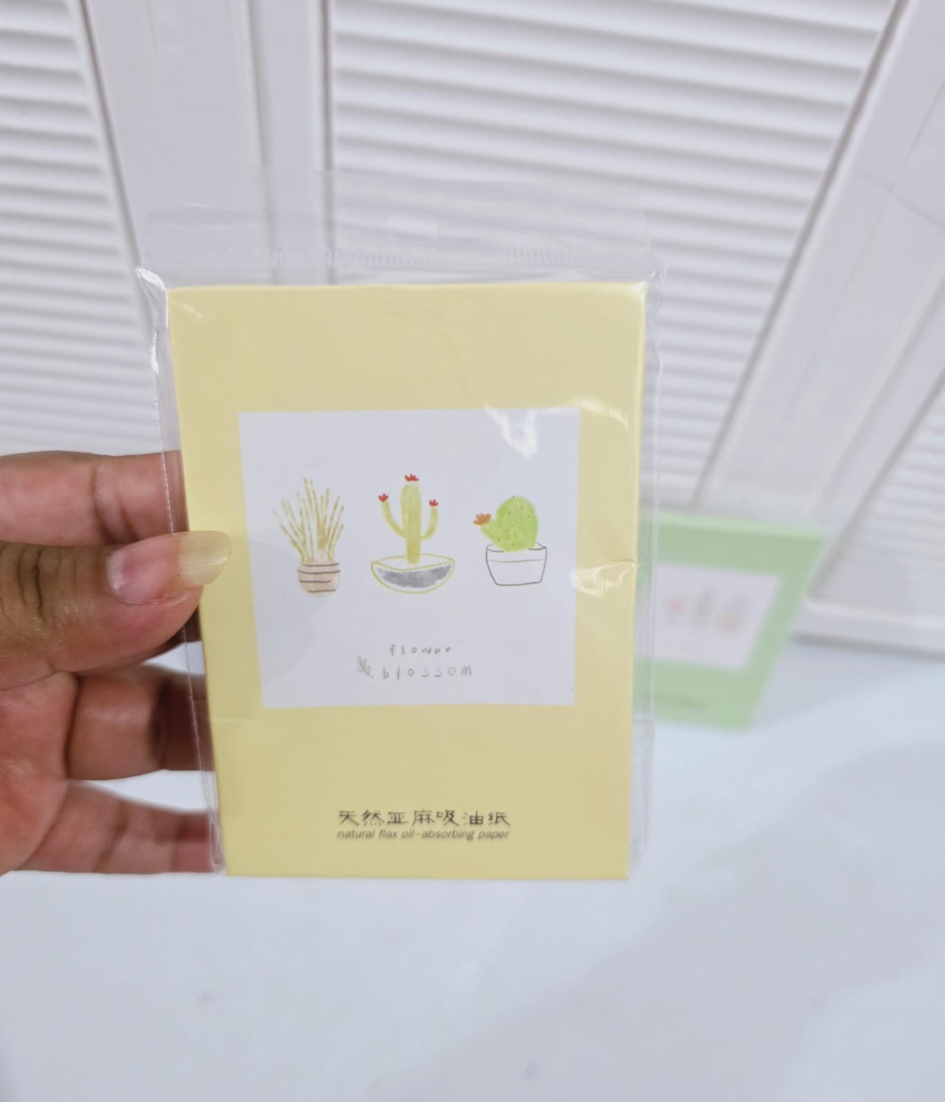 SOBRECITO DE  PAPEL ABSORBENTE PARA EL CUIDADO DE LA PIEL MOD# CYZ-01