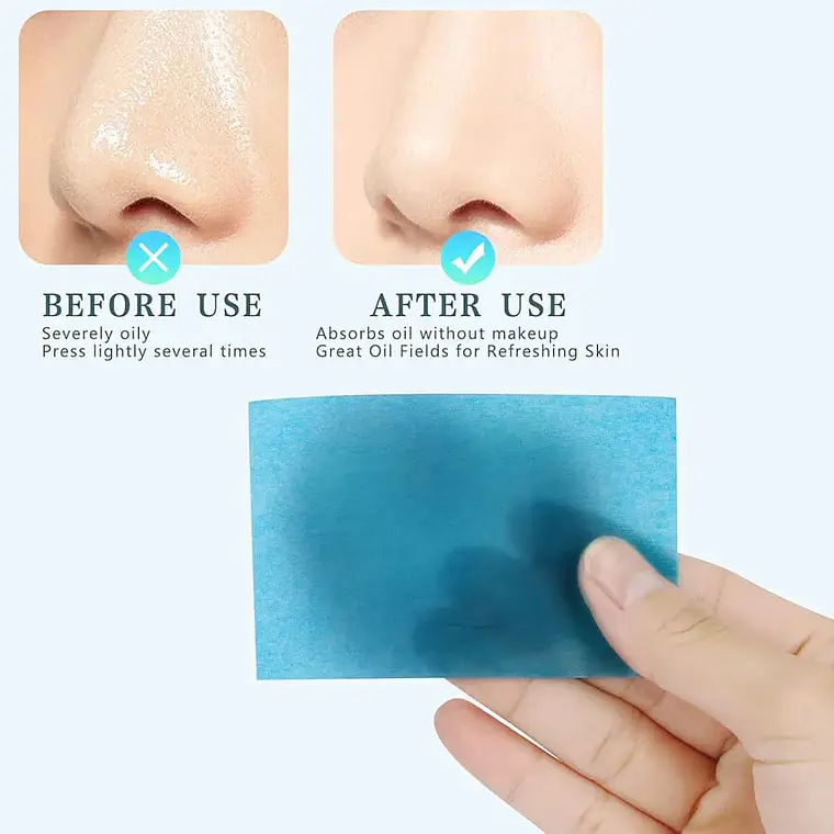 SOBRECITO DE  PAPEL ABSORBENTE PARA EL CUIDADO DE LA PIEL MOD# CYZ-01 5