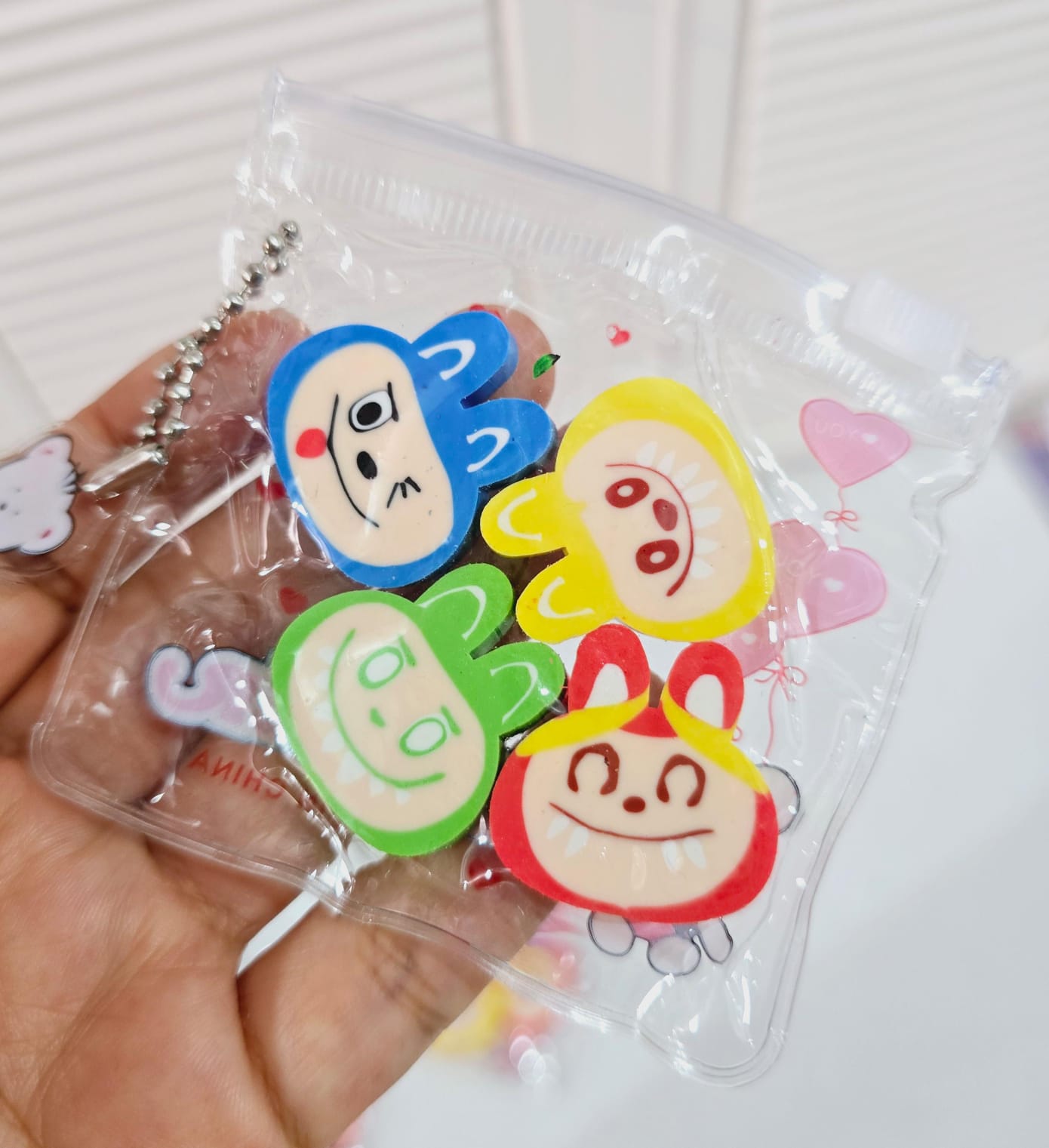 PAQ. DE 3 BOLSITAS DE GOMITAS/ LABUBU Y CAPYBARA MOD# 24ZL-62