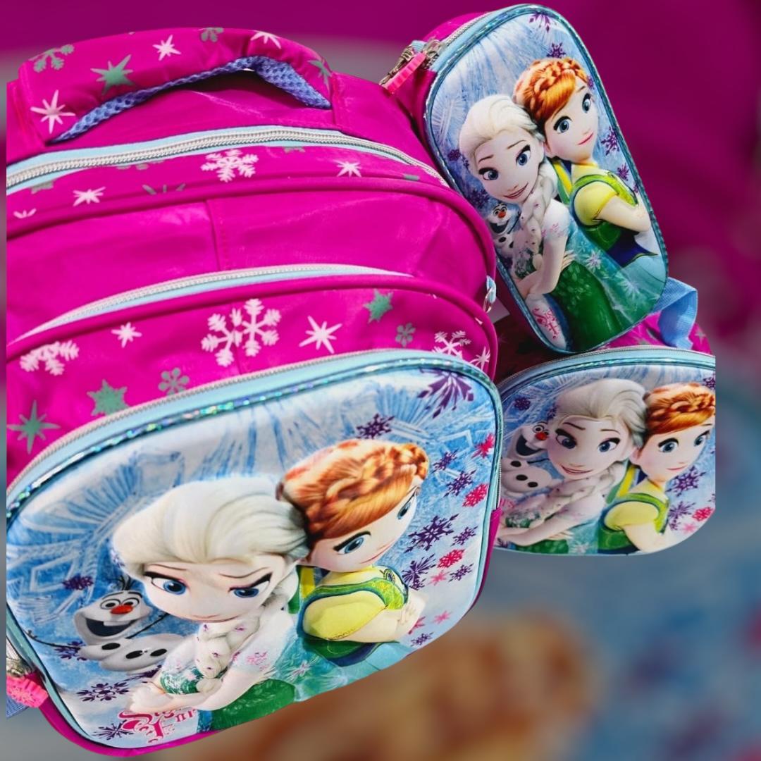COMBO DE 3PZ MOCHILA/LONCHERA/LAPICERA PARA PRIMARIA MOD# HL2402