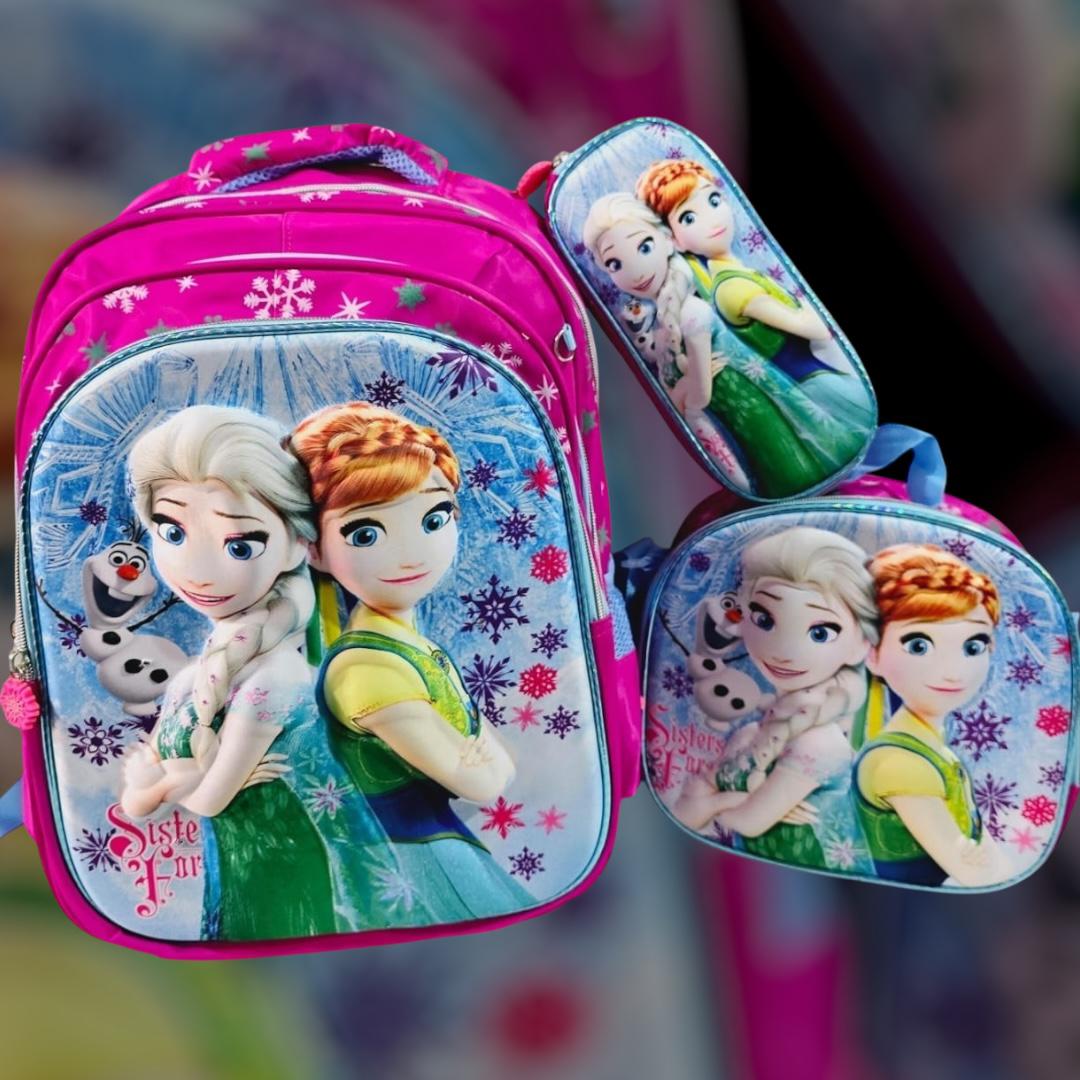 COMBO DE 3PZ MOCHILA/LONCHERA/LAPICERA PARA PRIMARIA MOD# HL2402