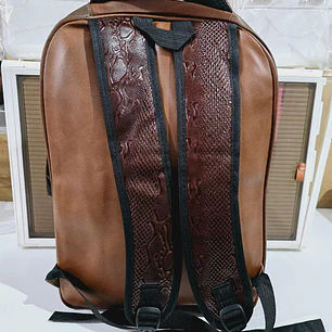 DUO MOCHILA + LAPICERA PARA CABALLERO TIPO CUERO MOD# N9-2