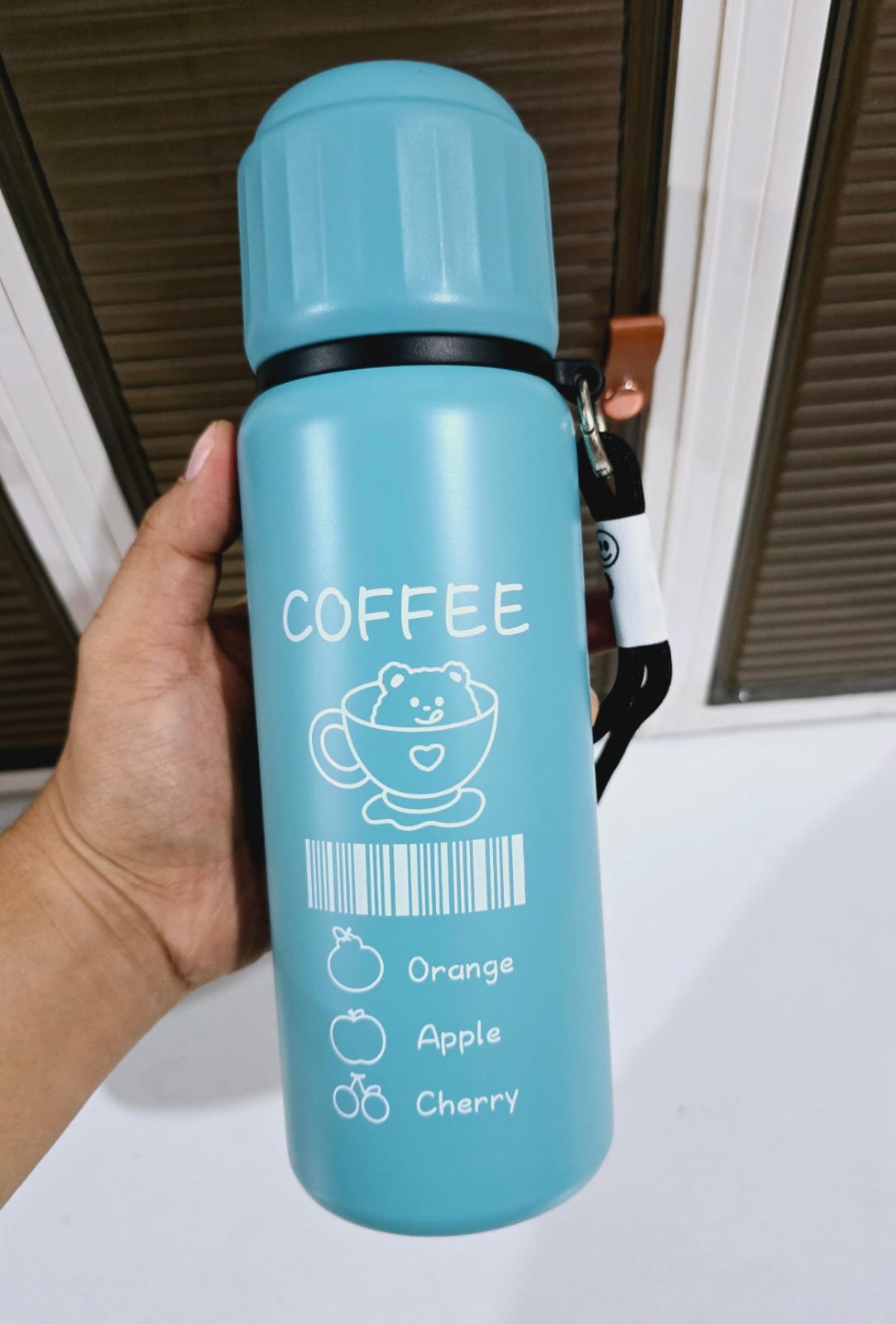 TERMO CALIDAD PREMIUM WATER CUP DE 550ML MOD# BWB6082🥤🍋🟩