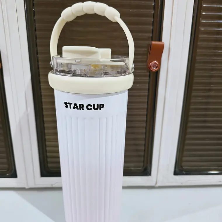 🍹TERMO CALIDAD PREMIUM PREMIUM STAR CUP DE 500ML CON ASA DE MANO MOD# YS-2034 5
