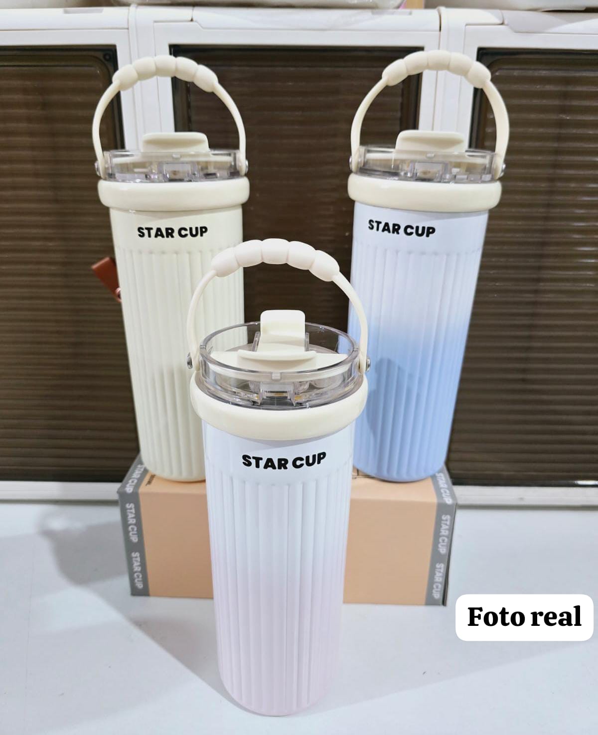 🍹TERMO CALIDAD PREMIUM PREMIUM STAR CUP DE 500ML CON ASA DE MANO MOD# YS-2034