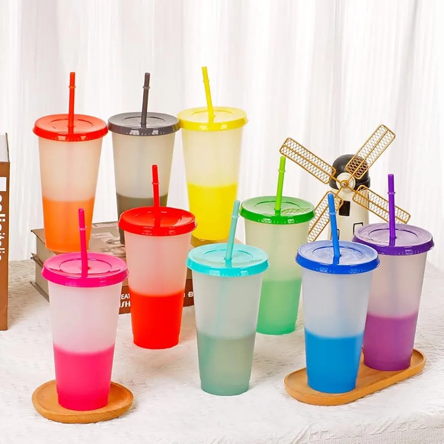 PAQUETE DE 10 VASOS MÁGICOS DE 700ML MOD# VAS