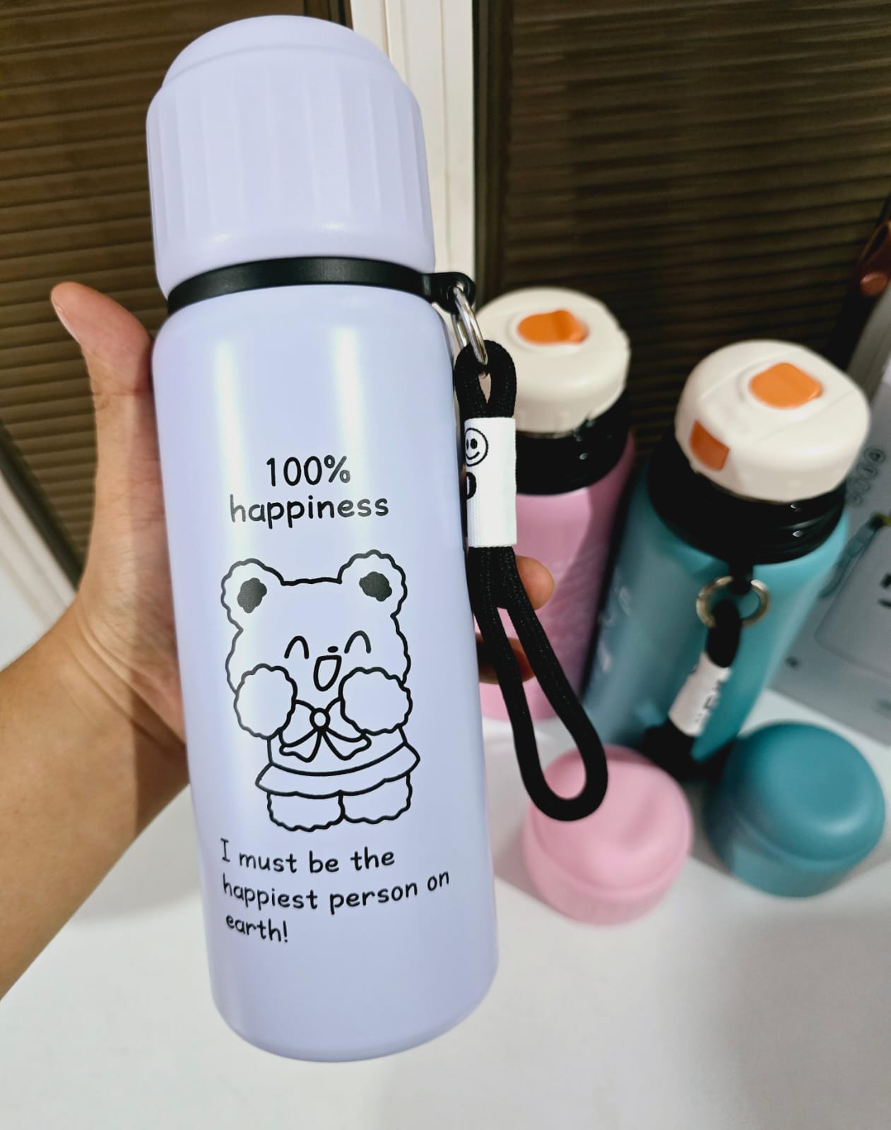 TERMO CALIDAD PREMIUM WATER CUP DE 550ML MOD# BWB6082🥤🍋🟩