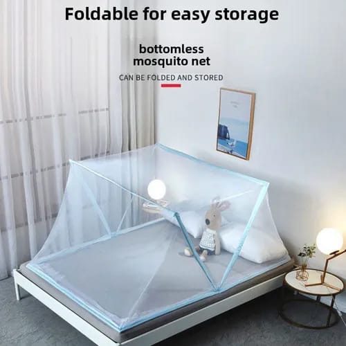 (QUEEN SIZE) PABELLÓN/MOSQUITERO PLEGABLE PORTÁTIL RECTANGULAR  MOD #8374