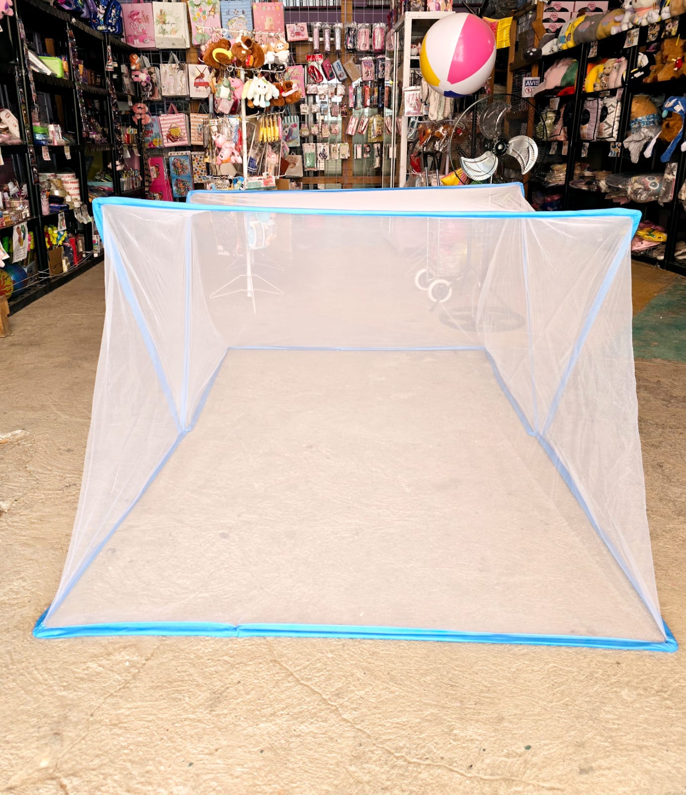 (QUEEN SIZE) PABELLÓN/MOSQUITERO PLEGABLE PORTÁTIL RECTANGULAR  MOD #8374