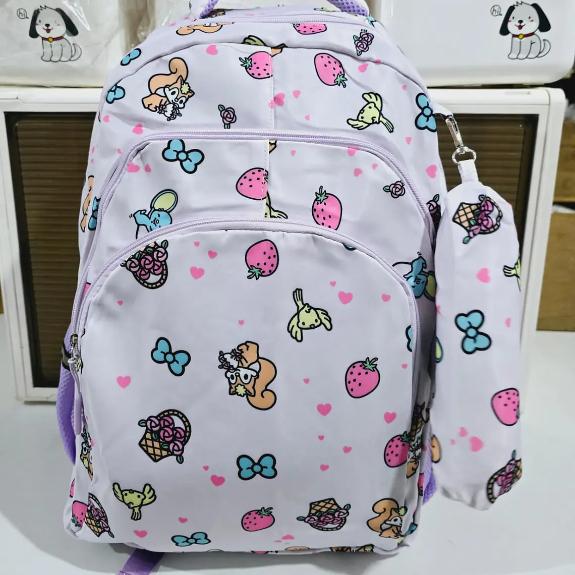 COMBO MOCHILA Y LAPICERA GRENOBIL MOD# A10268 4