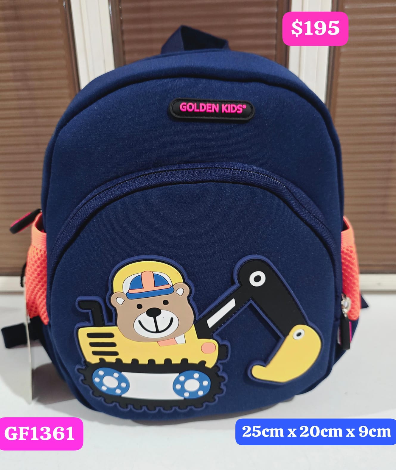 MOCHILITAS ORIGINALES GOLDEN KIDS/VARIOS MODELOS