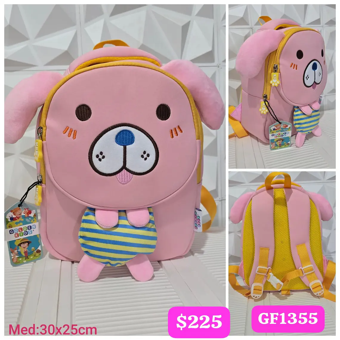 MOCHILITAS ORIGINALES GOLDEN KIDS/VARIOS MODELOS 11