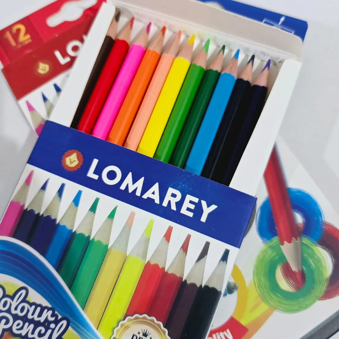 CAJITA CON 12 COLORES LOMAREY MOD# CQ-01❤️💙 4