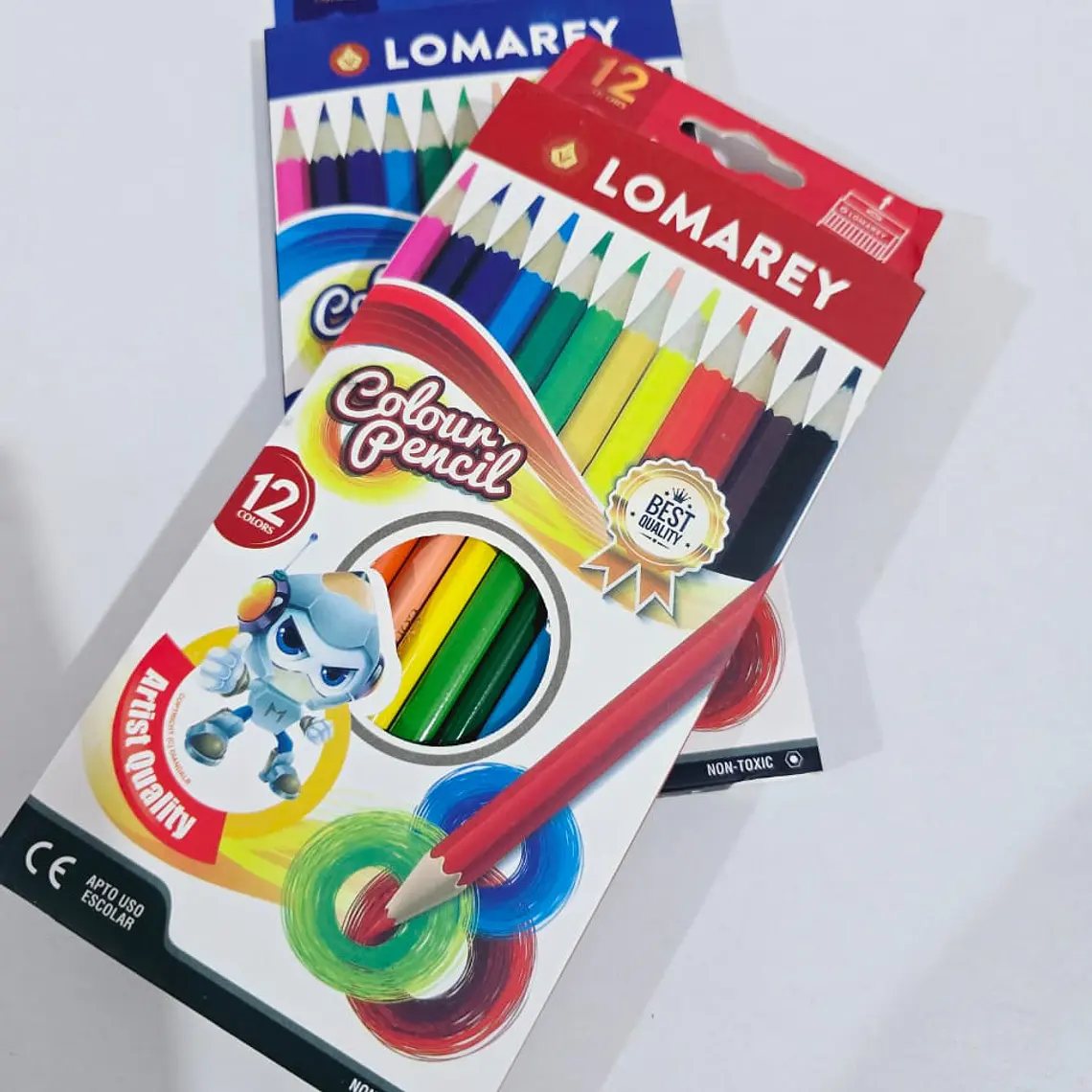 CAJITA CON 12 COLORES LOMAREY MOD# CQ-01❤️💙 5