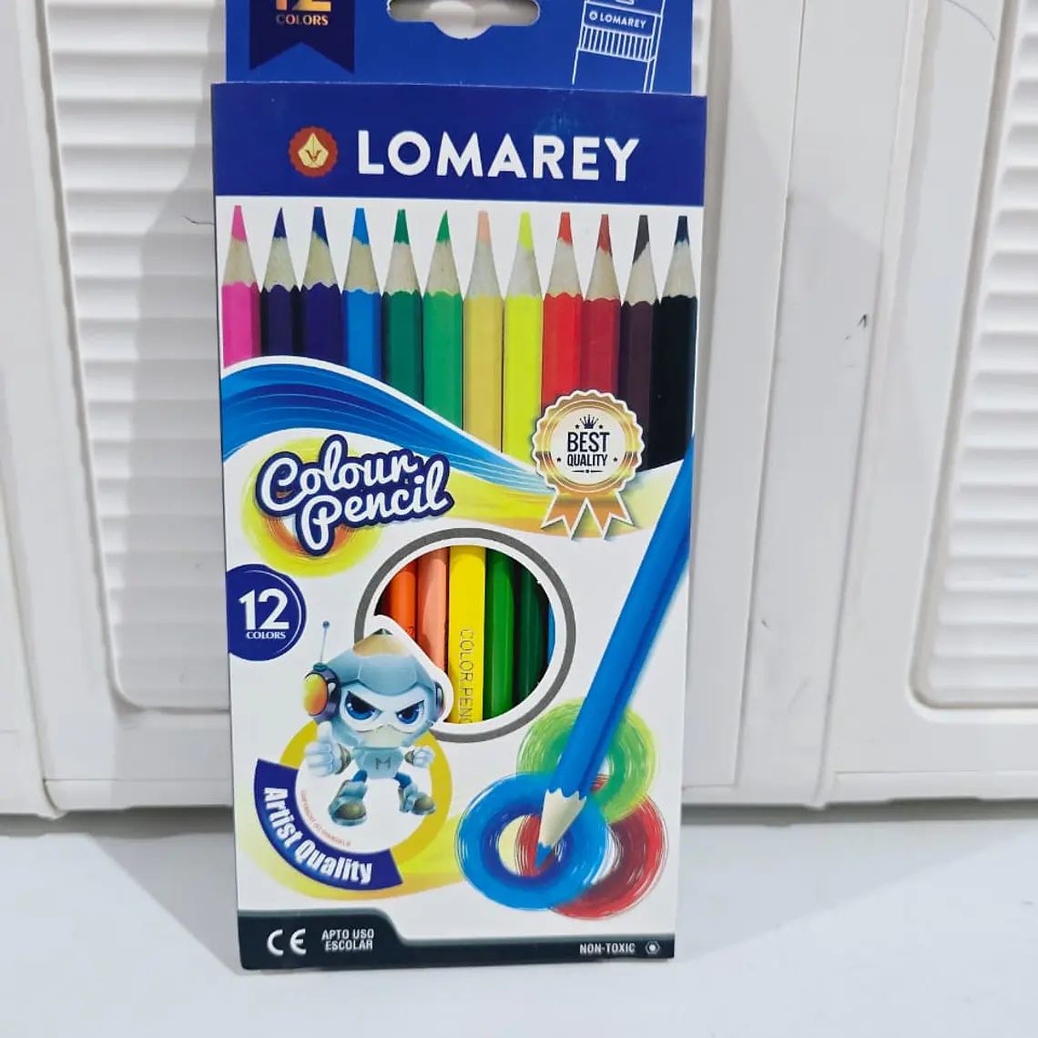 CAJITA CON 12 COLORES LOMAREY MOD# CQ-01❤️💙 7