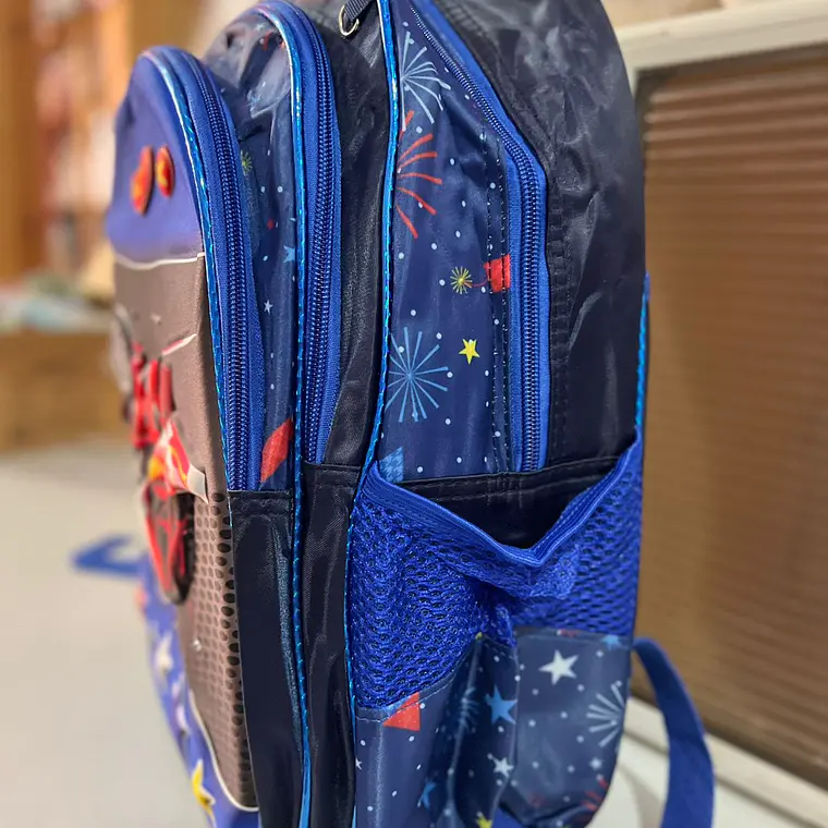 COMBO DE 3PZ MOCHILA PRIMARIA CON LUZ LED PARA NIÑOS. ADAPTABLE A CARRITO MOD# 16-05 10