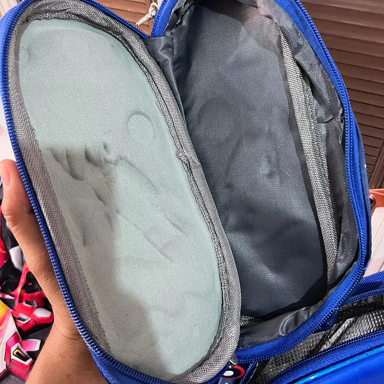 COMBO DE 3PZ MOCHILA PRIMARIA CON LUZ LED PARA NIÑOS. ADAPTABLE A CARRITO MOD# 16-05 16
