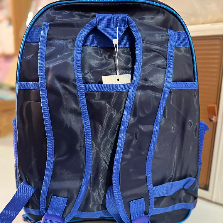 COMBO DE 3PZ MOCHILA PRIMARIA CON LUZ LED PARA NIÑOS. ADAPTABLE A CARRITO MOD# 16-05 12