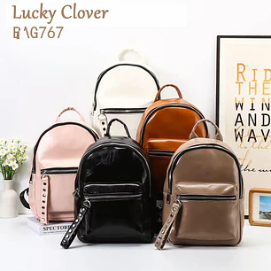MOCHILITA JUVENIL VINIPIEL LUCKY CLOVER MODELO #BAG-767
