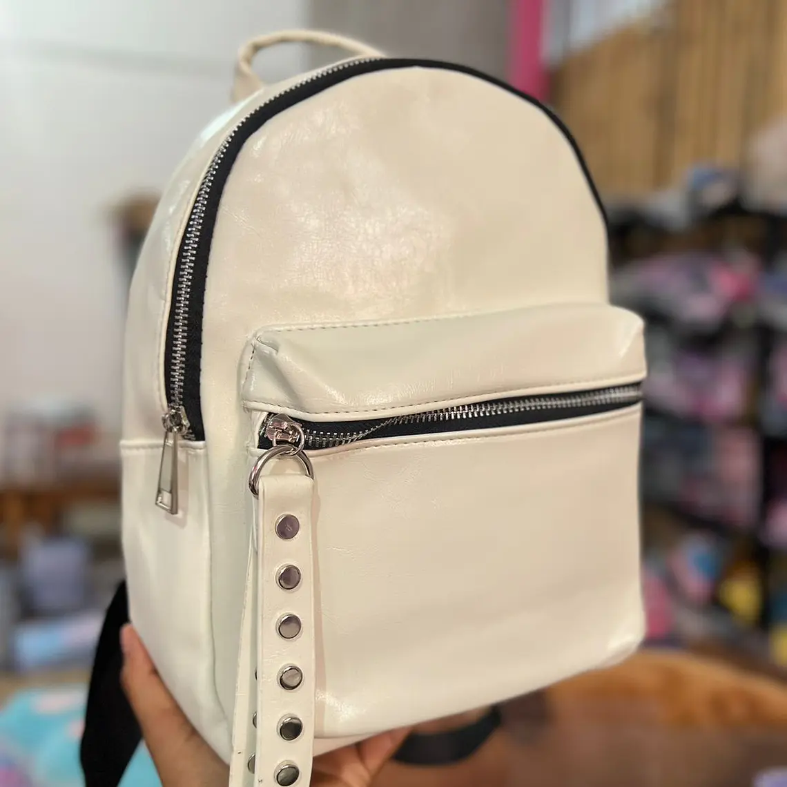 MOCHILITA JUVENIL VINIPIEL LUCKY CLOVER MODELO #BAG-767 3