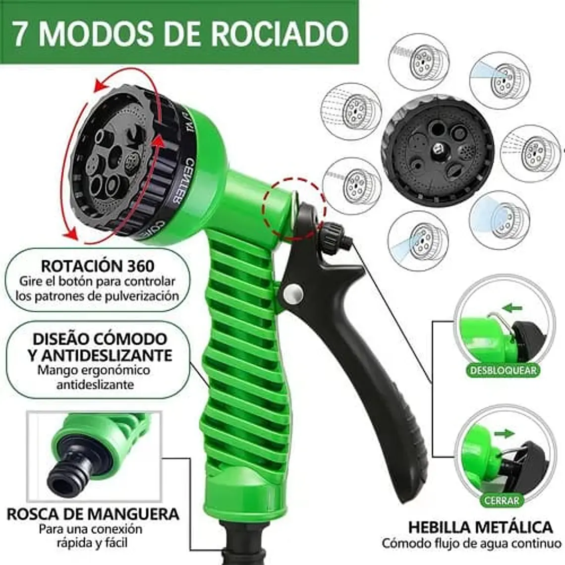 MANGUERA MÁGICA/EXPANDIBLE MOD# LU1539 3