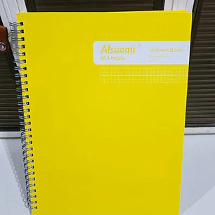 (CUADRO CHICO)LIBRETA PROFESIONAL PASTA DURA CON 100 HOJAS COLORES LISOS MOD# AL9128
