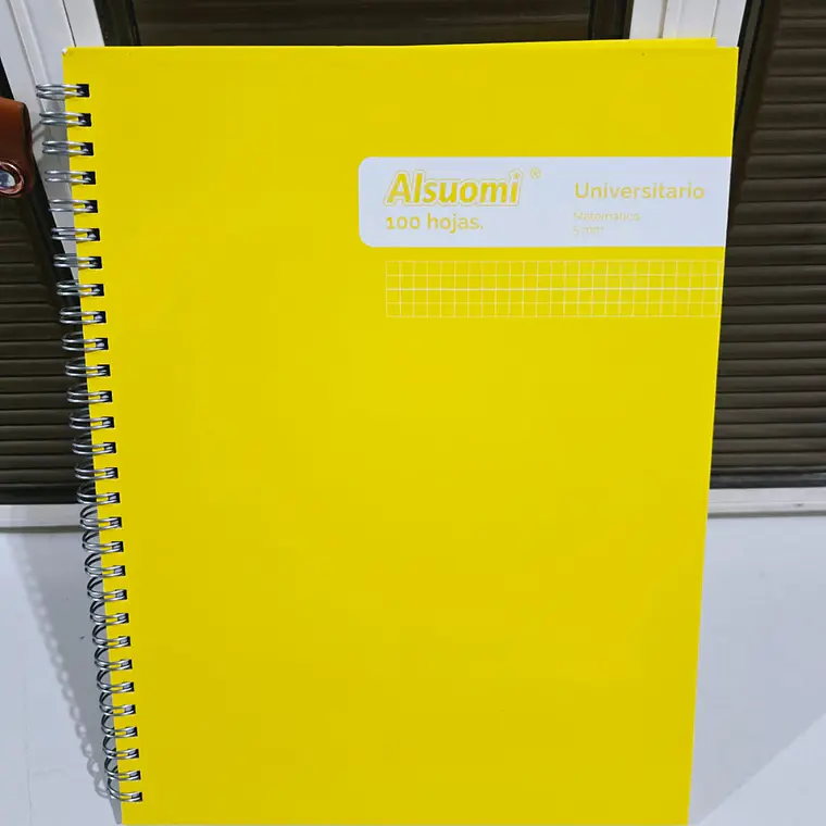 (CUADRO CHICO)LIBRETA PROFESIONAL PASTA DURA CON 100 HOJAS COLORES LISOS MOD# AL9128 2