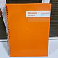 (CUADRO CHICO)LIBRETA PROFESIONAL PASTA DURA CON 100 HOJAS COLORES LISOS MOD# AL9128 - Miniatura 4