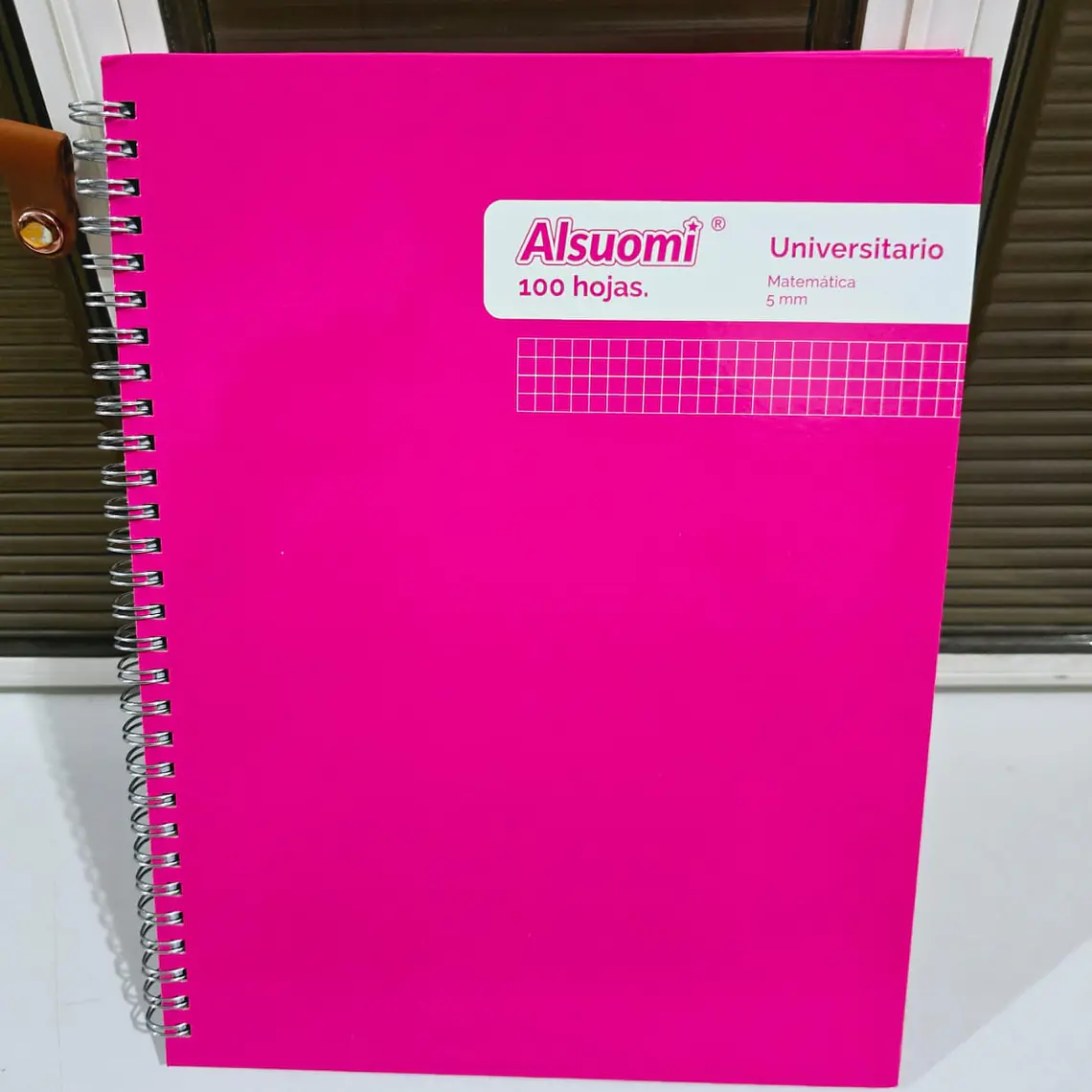 (CUADRO CHICO)LIBRETA PROFESIONAL PASTA DURA CON 100 HOJAS COLORES LISOS MOD# AL9128 5