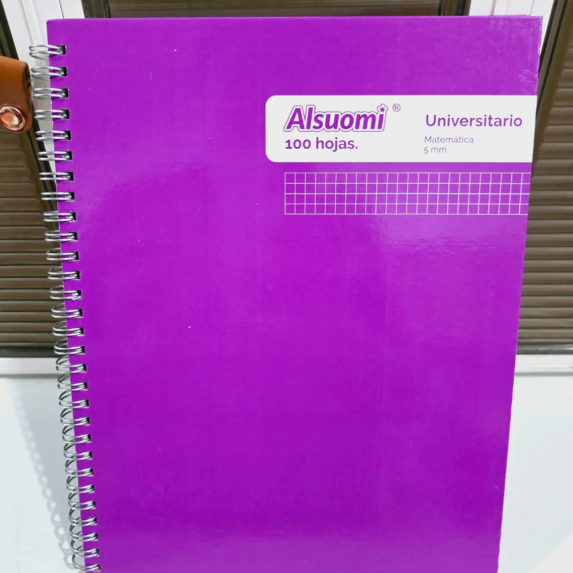 (CUADRO CHICO)LIBRETA PROFESIONAL PASTA DURA CON 100 HOJAS COLORES LISOS MOD# AL9128 8