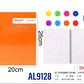 (CUADRO CHICO)LIBRETA PROFESIONAL PASTA DURA CON 100 HOJAS COLORES LISOS MOD# AL9128 - Miniatura 1