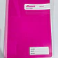 (DOBLE RAYA)LIBRETA COCIDA PROFESIONAL PASTA MEDIA DURA CON 100 HOJAS COLORES LISOS MOD# AL9124 - Miniatura 5