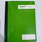 (DOBLE RAYA)LIBRETA COCIDA PROFESIONAL PASTA MEDIA DURA CON 100 HOJAS COLORES LISOS MOD# AL9124 - Miniatura 8